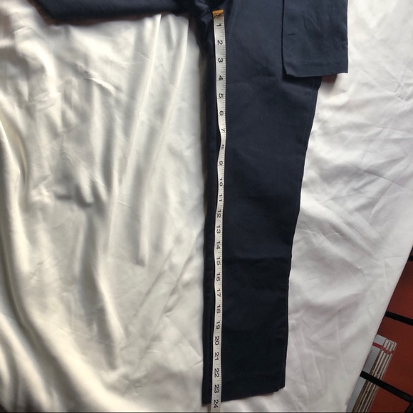 ❤️Zara Trafaluc Navy Wrap Skirted Cropped Trousers - Picture 9 of 9